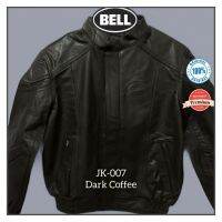 Bell เสื้อแจ็กเก็ต หนังนิ่ม JK-007 (กาแฟเข้ม) ทรงเข้ารูป