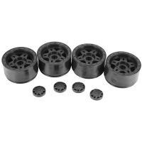 4PCS Plastic Beadlock 2.2 Wheel Hub Wheel Rims for 1/10 RC Crawler Car Axial SCX10 Wraith Capra RR10 TRX4 D90