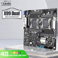Jingsha X99 Dual CPU Motherboard LGA 2011V3 V4 Support 4-Channel 2133 2400mhz RAM 10*SATA 3.0 NVMEM.2 SSD