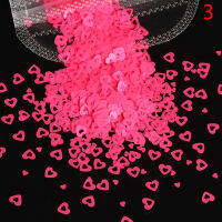 Mazhaha 1ถุง Shining 3D Love Heart Shape Mermaid Nail Art เลื่อมสำหรับตกแต่งเล็บ