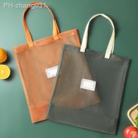 Portable Shopping Bag Reusable Grocery Fruit Vegetable Storage Mesh Bags Washable Hanging Kitchen Onion Organizer Totes Handbags