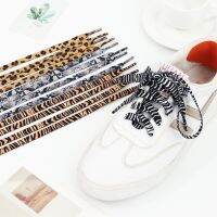 1Pair Unisex Zebra Pattern Leopard Polyester Shoe Laces Classic Canvas Shoelace Sports Shoelaces Shoes Strings Accessory