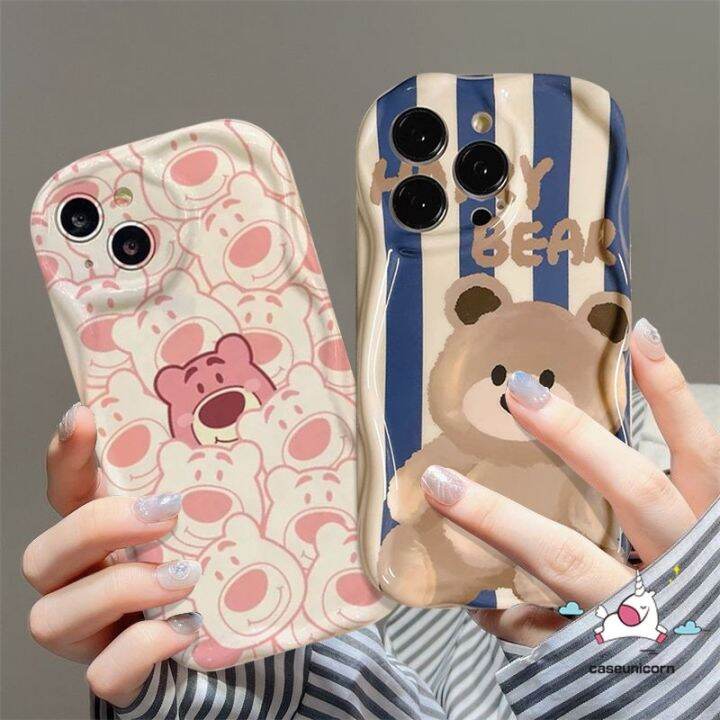 เคสโทรศัพท์มือถือ-tpu-นิ่ม-ขอบโค้ง-กันกระแทก-ลายการ์ตูนหมีน่ารัก-แวววาว-สําหรับ-iphone-7plus-xr-6s-6-7-8-14-13-12-x-xs-2020