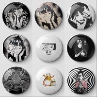 【CC】 Tomie Junji Ito Soft Pin Customizable Fashion Hat Badge Jewelry Metal Cartoon