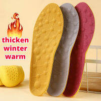 2Pcs Thicken แผ่นรองเท้าความร้อนสำหรับผู้หญิงผู้ชายฤดูหนาว Warm Plush Insoles Self Heated กีฬาแทรก Snow Padding เดิน Fitting