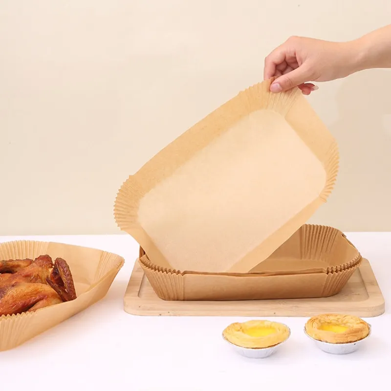 100PCS Size 20*30/ 25*35cm Parchment Paper Suitable For Baking Pan Air  Fryer Frying and Baking Fondant Pad Baking Paper