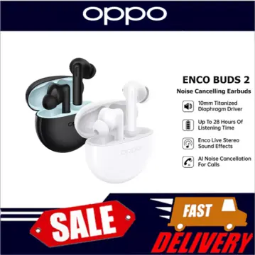 Official OPPO ENCO Air 2 Earphone AI Noise Cancelling Ture