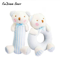 KUDIANBEAR 2pcsset Cartoon Animal Baby Toy Rattles For Baby Infant Toddler Stuffed Toys Newborn Comforter Toys BC009 RP49