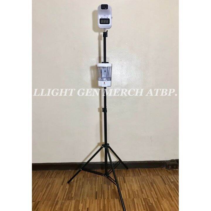 K3 PLUS THERMAL SCANNER WITH STAND AND AUTOMATIC ALCOHOL DISPENSER ONHAND COD Lazada PH