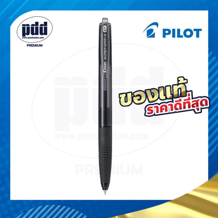 1-กล่อง-12ด้าม-ปากกาลูกลื่น-pilot-super-grip-g-retractable-pilot-super-grip-g-ballpoint-pen-0-5-0-7-1-0-mm-black-ink
