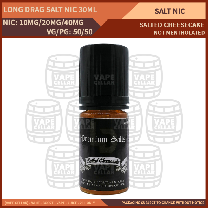 Long Drag Salt 30ML Salt Cheesecake (10 MG, 20 MG, 40 MG) Lazada PH
