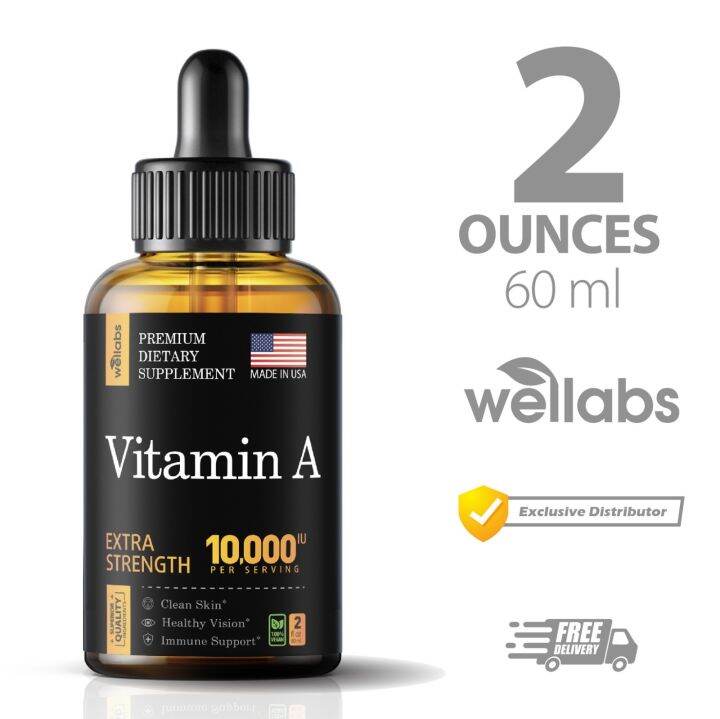 Wellabs Vitamin A (Fast Absorbing Liquid) Lazada PH
