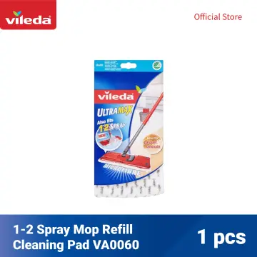 Vileda 1-2 Spray Refill, Replacement Mop Head, Fits 1-2 Spray and  UltraMax