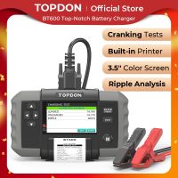 【LZ】 TOPDON-Car Chumbo ácido Battery Tester analisador automotivo com impressora térmica embutida ferramenta de bateria de carro BT600 12V 24V