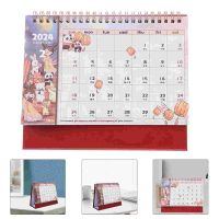 2024 Calendar Adornment Folding Bottom Planner Schedule Stylish Calendars