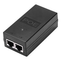 แหล่งจ่ายไฟ POE DC Adapter 24W 12V/15V/24V/48V 0.5A/0.8A/1A เดสก์ท็อป POE Power Injector Ethernet Adapter การเฝ้าระวังกล้องวงจรปิด