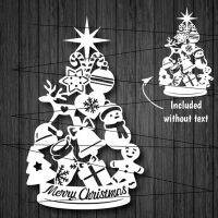 Christmas Trees Metal Cutting Dies Stencil Scrapbooking Diy Album Stamp Paper Card Embossing Decor Craft Knife Mould