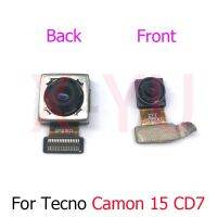 สําหรับ Tecno Camon 15 CD7 ด้านหลังกล้องหน้าใหญ่โมดูลชิ้นส่วนซ่อมสายเคเบิลแบบยืดหยุ่น