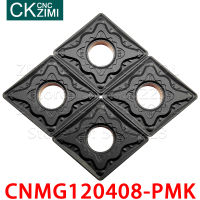 10ชิ้น CNMG120408-PMK CNMG 120408 PMK คาร์ไบด์แทรกภายนอกเปิดแทรกเครื่องมือ CNC วิศวกรรมโลหะกลึงเครื่องมือสำหรับเหล็ก