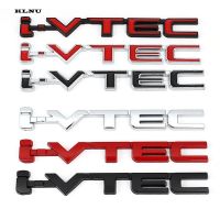 KLNU 3D โลโก้ VTEC ตราสัญลักษณ์โลหะป้ายสัญลักษณ์รถสติกเกอร์สำหรับฮอนด้าเมือง Cb400 Vfr800 Cb750ซิวิคแอคคอร์ด Odyssey Spirior