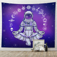 Tapestry family bedroom Art deco space travel hanging wall background