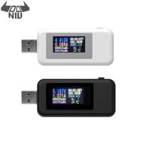 จอแสดงผลจอ LCD ที่มีสีสัน10 In 1ดิจิตอล USB เวลาเครื่องทดสอบกระแสไฟฟ้าตัวทดสอบแรงดัน