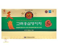 ชาโสมแดงเห็ดหลินจือเกาหลี Korean Red Ginseng Longevity Mushroom Tea.