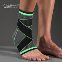 1Pcs Vilico Nylon Bandage Ankle Support Protector Basketball Ankle Brace Power Weightlifting Tobillera Deportiva