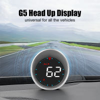 USB HUD Car Head Up Display อุปกรณ์เสริมสำหรับรถยนต์ LED Backlight Speedometer RPM MPH GPS Compass G5 Universal Digital Alarm Set