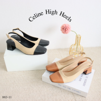 Mgaccess khaty High Heels Shoes 883-11 รองเท้าคัทชูรัดส้น