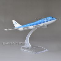 【HOT SALE】 MBJ Amll Diecast โลหะ1:440เครื่องบินรุ่นโบอิ้ง747-400 KLM Airliner 16ซม. Miniature