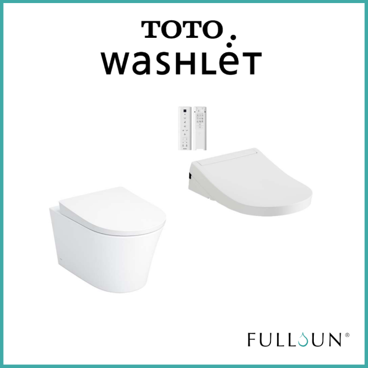 [Bulky] TOTO WallHung Toilet Bowl with WASHLET CW553A / TCF34320GSG