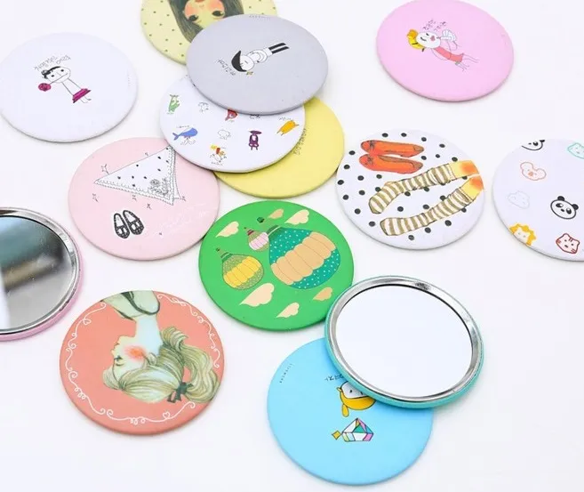 Mini Pocket Mirror Cute Designs and Colors Small Mirror Lazada PH
