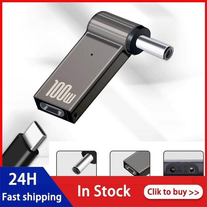 chaunceybi-100w-charger-usb-type-c-female-to-male-jack-plug-converter-for-ultrabook-19v