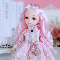 32CM Beauty Princess Bjd Doll 25 Movable Jointed Dolls With Sweater Clothes Make up Fashion DIY Doll Handmade Gifts For Girl Toy
