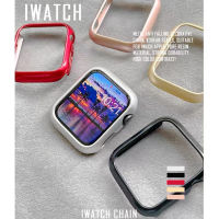 เคสสำหรับแอปเปิ้ลวอช watch Ultra 8/7/6/5/4SEเคสสำหรับApple Watch สายนาฬิกา PC สายสำหรับ watch SE 40mm/44mm/41mm/45mm/49mm