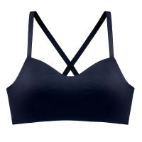 High Quality Perfect Primer Wire Free Bra Seamless Bra Push Up Underwear Ultra-Thin Comfortable Breathable Cross-back Brassiere