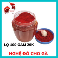 [ HCM ] Bột nghệ đỏ cao cấp cho gà đá 100g - bột nghệ đỏ cho ga - nghệ đỏ nguyên chất - vô gà đá. thumbnail