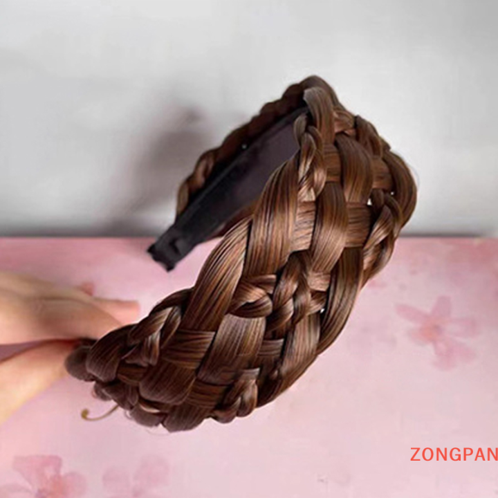 zongpan-วิกผมหนาห้าเส้นแบบปีกกว้างสำหรับล้างหน้า