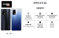 Oppo A74 4G/5G 6/128เครื่องศูนย์ไทย