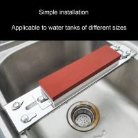 【CW】 Whetstone Holder Thicken Rustproof Adjustable Retractable Non-slip Whetstone Fixing Stainless Steel Over Sink Sharpening Stone H