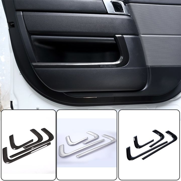 4pcs-abs-carbon-fiber-black-car-inner-door-decoration-strip-trim-for-land-rover-range-rover-sport-2014-2019-car-accessories