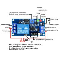 【CW】 12V Relay Module Delay Timing Timer Adjustable Potentiometer Indicator