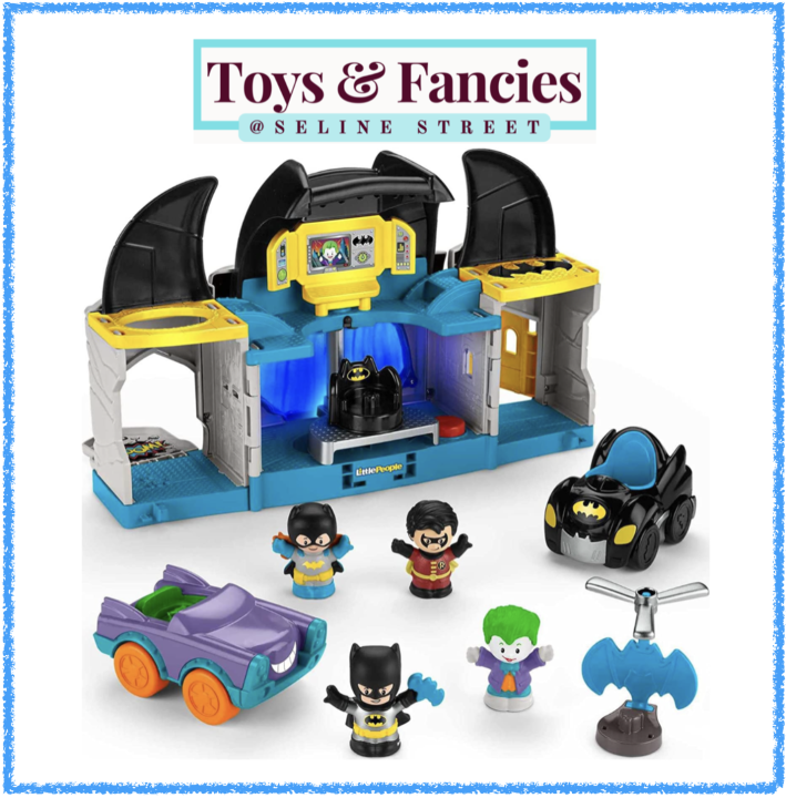 DC Super Friends ​Little People Deluxe Batcave Batman Playset Discontinued Joker