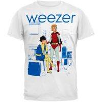 แฟชั่น [พร้อมสต็อก] weezer แขนสั้น Casual Graphic Tees- Premium 100-Shirt