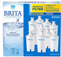 Brita Advanced Pitcher Filter SpecialQuantity Pack (10 Pack Total) (Packaging May Vary)