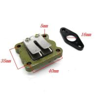 reed valve  Inlet Intake Manifold 49cc For ATV Dirt Pocket Bikes Mini Moto Washer Dryer Parts