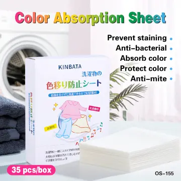 Get Kinbata Anti-stain Laundry Paper Clothes Color Absorption Sheet  Delivered