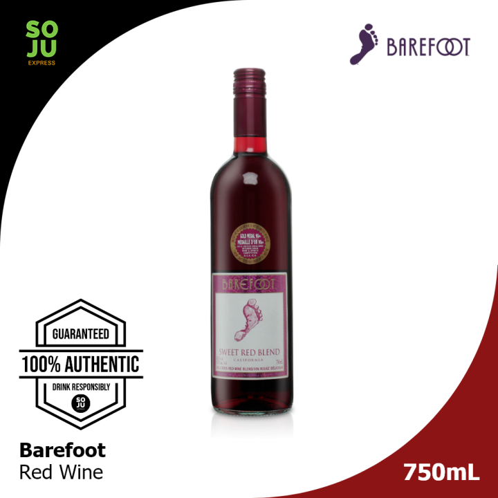 Barefoot Sweet Red Blend 750ml Lazada PH