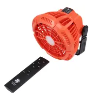 External Battery Ceiling Fan Suitable for Makita Dewalt Bosch 14.4-18V Lithium Battery with Light